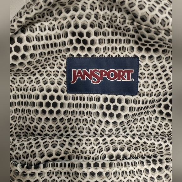 Jansport Super Break White Urban Optical Backpack Unisex Adults - Picture 5 of 7